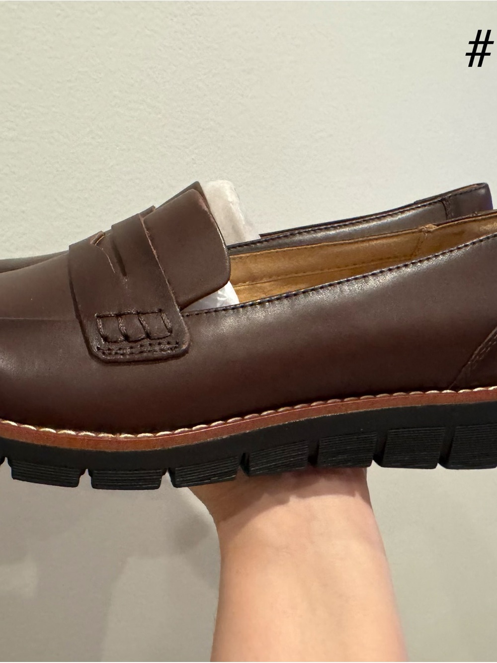 Easy Spirit Classic Women's Penny Loafer in Dark Brown. - Picture 2 of 6